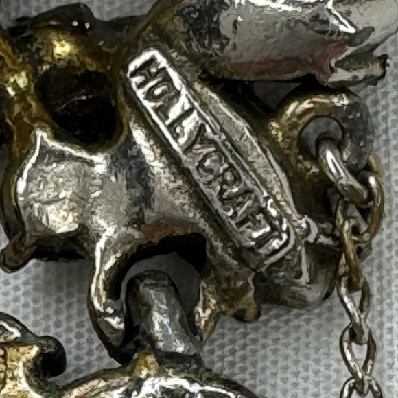 Vintage HOLLY CRAFT blue rhinestone bracelet 1952 great condition safety clasp - Picture 5 of 14